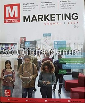 M Marketing 6th Edition Grewal Solutions Manual