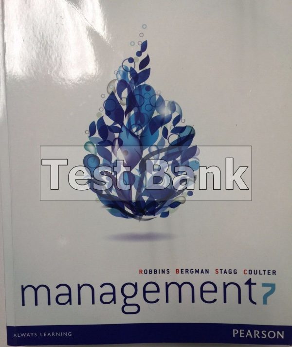 Management Australia 7th Edition Stagg Test Bank