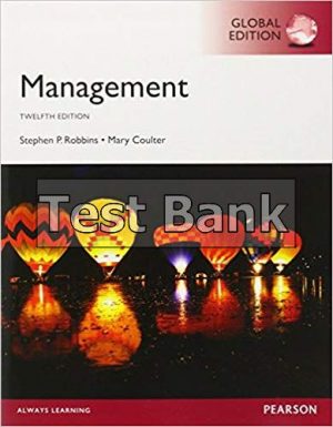 Management GLOBAL 12th Edition Robbins Test Bank