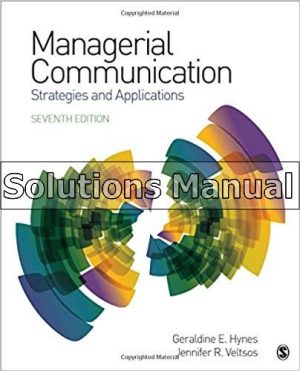 Managerial Communication 7th Edition Hynes Solutions Manual