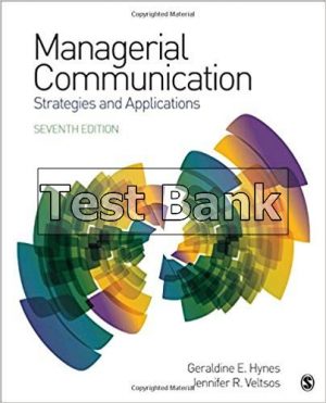 Managerial Communication 7th Edition Hynes Test Bank