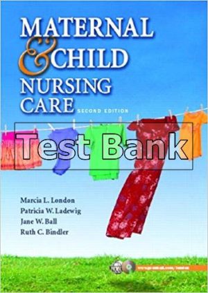 Maternal Child Nursing Care 2nd Edition London Test Bank