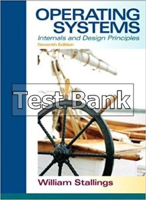 Operating Systems Internals and Design Principles 7th Edition Stallings Test Bank