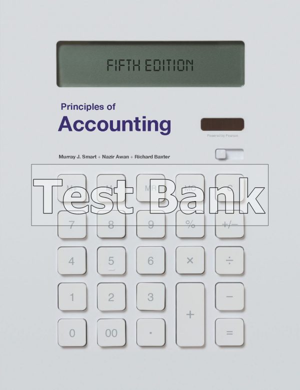 Principles of Accounting 5th Edition Smart Test Bank