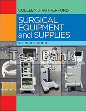 Surgical Equipment and Supplies 2nd Edition Rutherford Test Bank