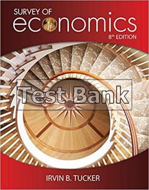Survey of Economics 8th Edition Tucker Test Bank