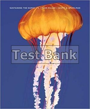 Sustaining the Earth 10th Edition Miller Test Bank
