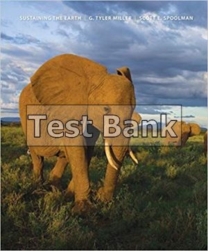 Sustaining the Earth 11th Edition Miller Test Bank