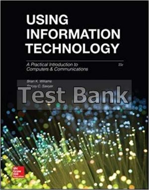 Using Information Technology 11th Edition Williams Test Bank
