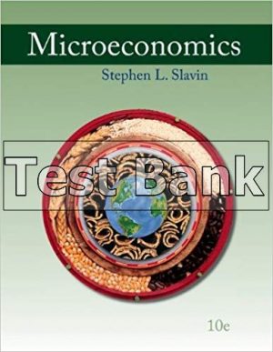 Microeconomics 10th Edition Slavin Test Bank