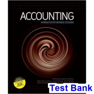 Accounting Information for Business Decisions 1st Edition Cunningham Test Bank