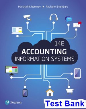 Accounting Information Systems 14th Edition Romney Test Bank