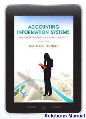 Accounting Information Systems The Crossroads of Accounting and IT 2nd Edition Kay Solutions Manual