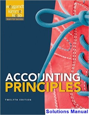 Accounting Principles 12th Edition Weygandt Solutions Manual
