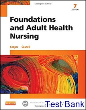 Adult Health Nursing 7th Edition Cooper Test Bank