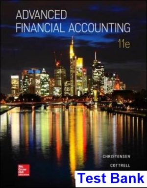 Advanced Financial Accounting 11th Edition Christensen Test Bank