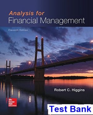 Analysis for Financial Management 11th Edition Higgins Test Bank