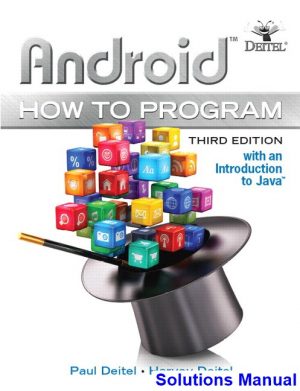 Android How to Program 3rd Edition Deitel Solutions Manual
