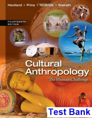 Anthropology The Human Challenge 14th Edition Haviland Test Bank