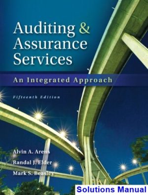 Auditing and Assurance Services 15th Edition Arens Solutions Manual
