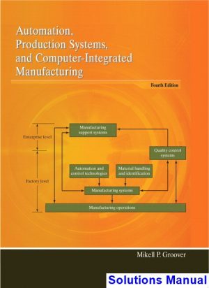 Automation Production Systems and Computer Integrated Manufacturing 4th Edition Groover Solutions Manual