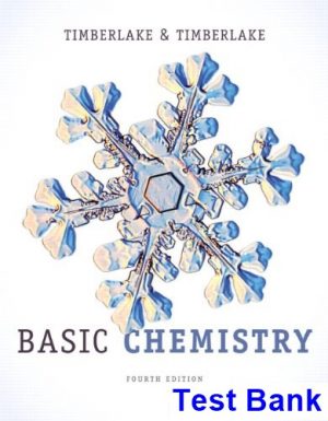 Basic Chemistry 4th Edition Timberlake Test Bank