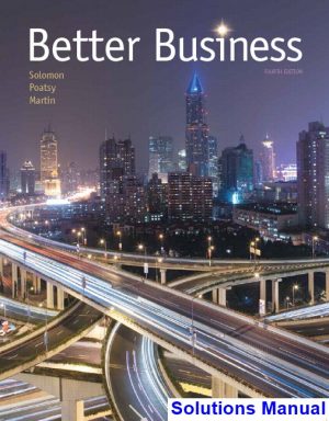 Better Business 4th Edition Solomon Solutions Manual