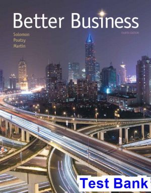 Better Business 4th Edition Solomon Test Bank