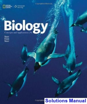 Biology Concepts and Applications 9th Edition Starr Solutions Manual
