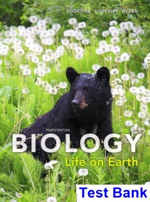 Biology Life on Earth 10th Edition Audesirk Test Bank