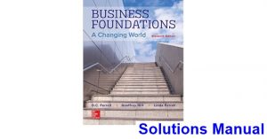 Business Foundations A Changing World 11th Edition Ferrell Solutions Manual