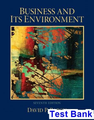 Business and Its Environment 7th Edition Baron Test Bank