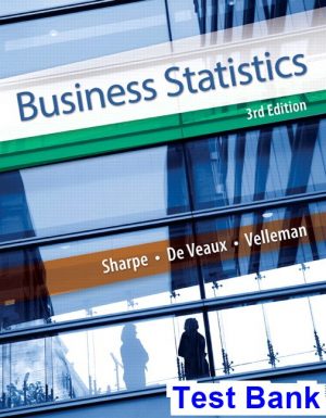 Business Statistics 3rd Edition Sharpe Test Bank