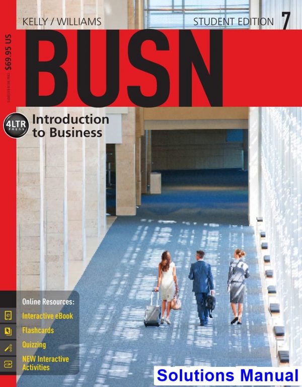 BUSN 7 7th Edition Kelly Solutions Manual