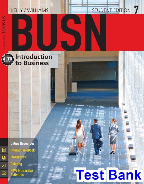 BUSN 7 7th Edition Kelly Test Bank