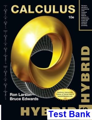 Calculus Hybrid 10th Edition Larson Test Bank