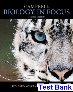 Campbell Biology in Focus 2nd Edition Urry Test Bank