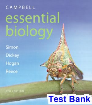 Campbell Essential Biology 6th Edition Simon Test Bank