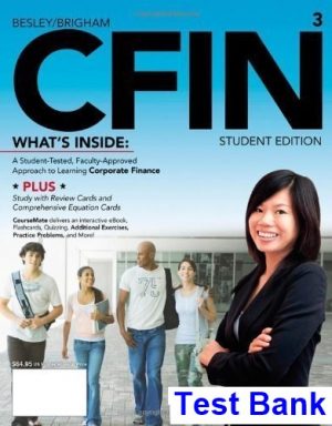 CFIN 3 3rd Edition Besley Test Bank