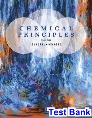Chemical Principles 7th Edition Zumdahl Test Bank