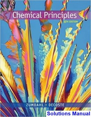Chemical Principles 8th Edition Zumdahl Solutions Manual