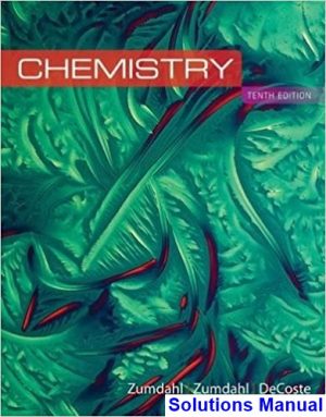 Chemistry 10th Edition Zumdahl Solutions Manual