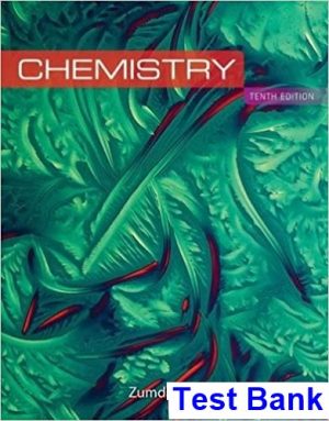 Chemistry 10th Edition Zumdahl Test Bank
