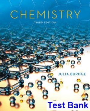 Chemistry 3rd Edition Burdge Test Bank
