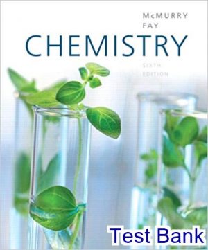 Chemistry 6th Edition McMurry Test Bank