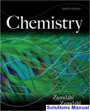 Chemistry 9th Edition Zumdahl Solutions Manual