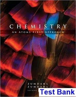 Chemistry An Atoms First Approach 2nd Edition Zumdahl Test Bank