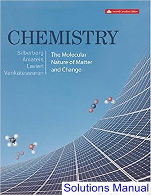 Chemistry Canadian 2nd Edition Silberberg Solutions Manual