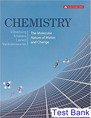 Chemistry Canadian 2nd Edition Silberberg Test Bank