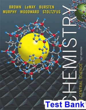 Chemistry The Central Science 13th Edition Brown Test Bank